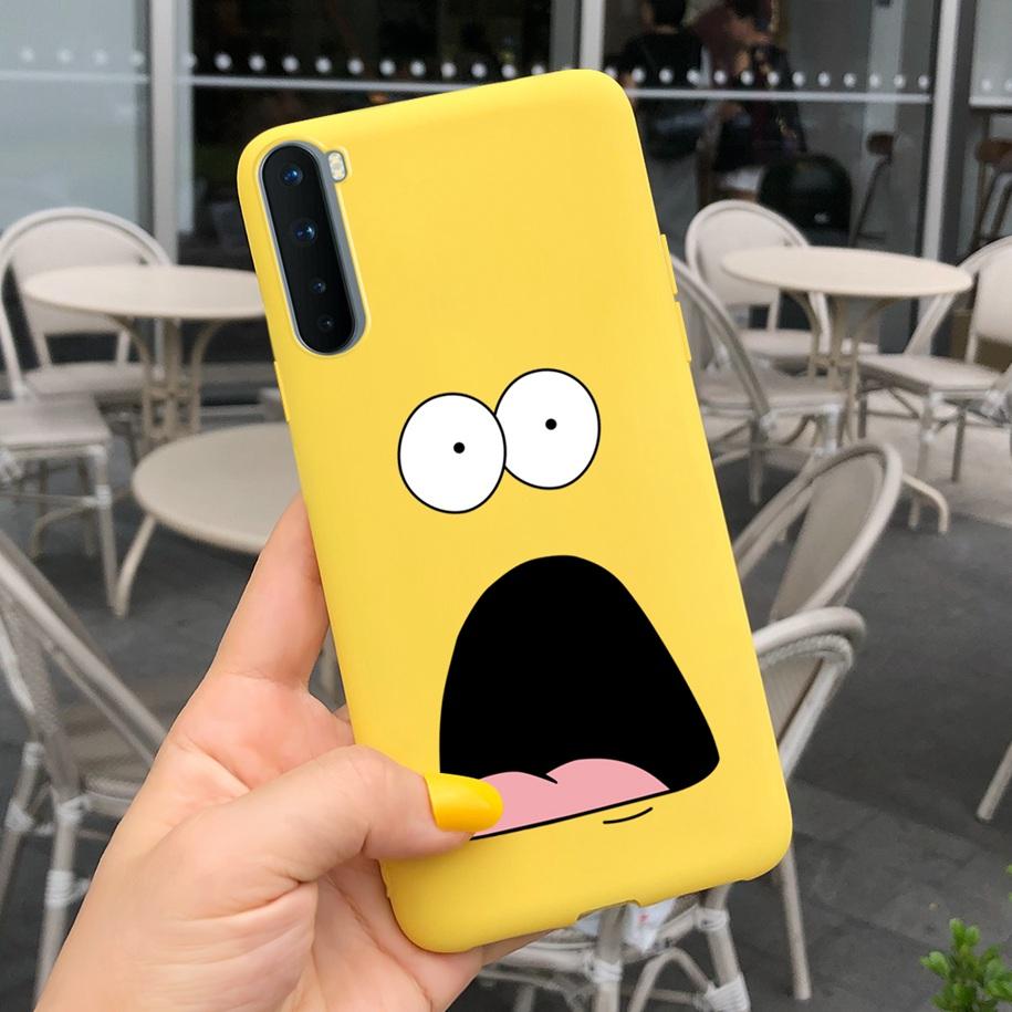 For Phone Case OnePlus Nord Cover Soft Silicone Leopard Flower Butterfly Painted Candy TPU Case For One Plus Nord 1 + Nord Coque