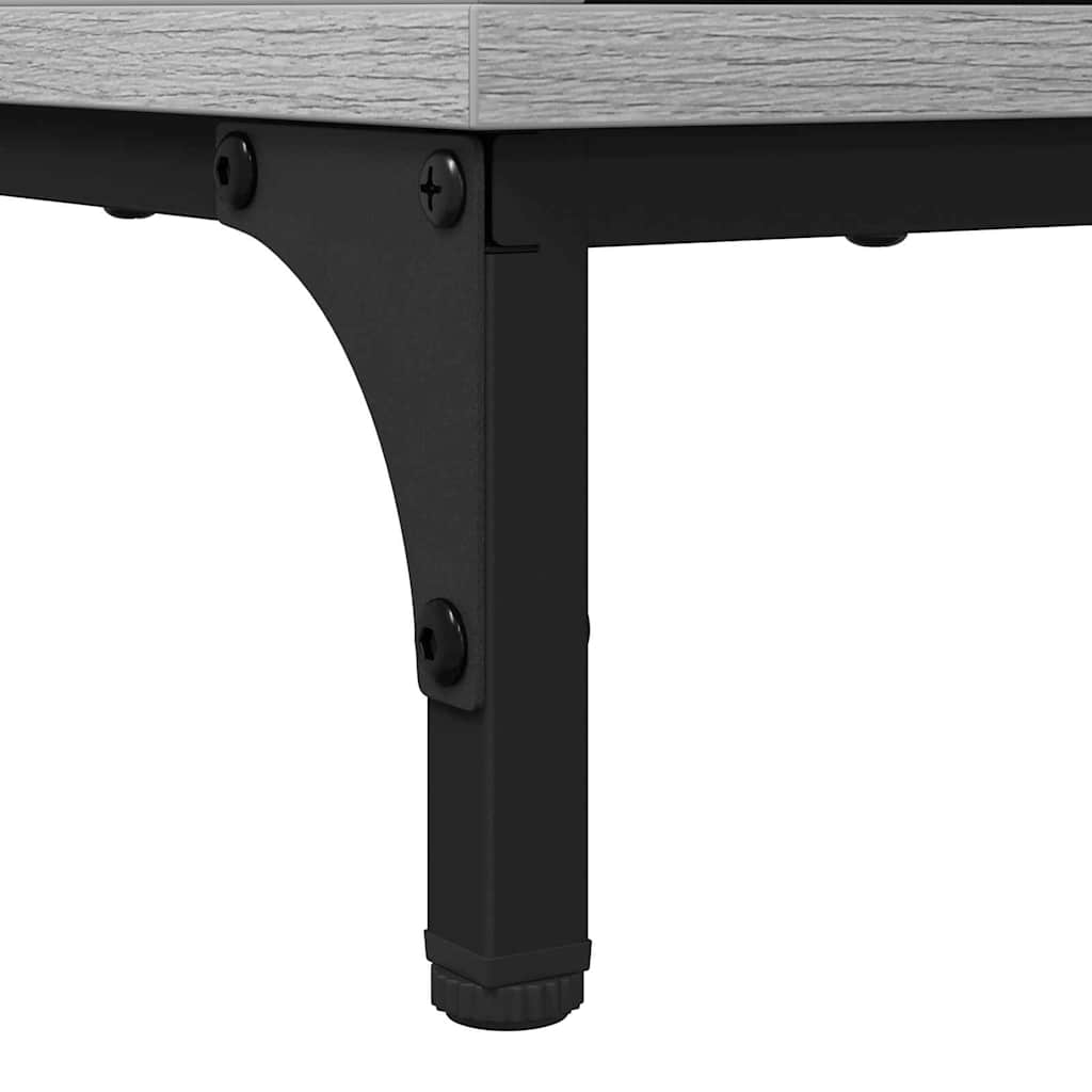 Nightstand Gray Sonoma 63.5 x 36 x 61 cm Particleboard