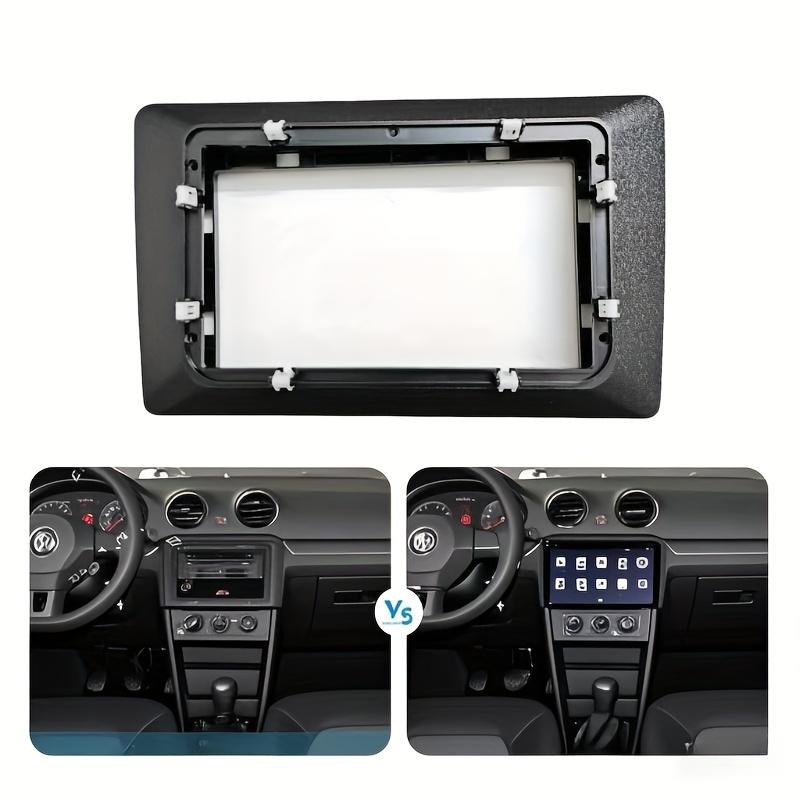 9/10 Inch 2 Din for Android Head Unit Car Radio Frame Kit for VW for Skoda Seat  Auto Stereo Dash Fascia  Bezel Faceplate