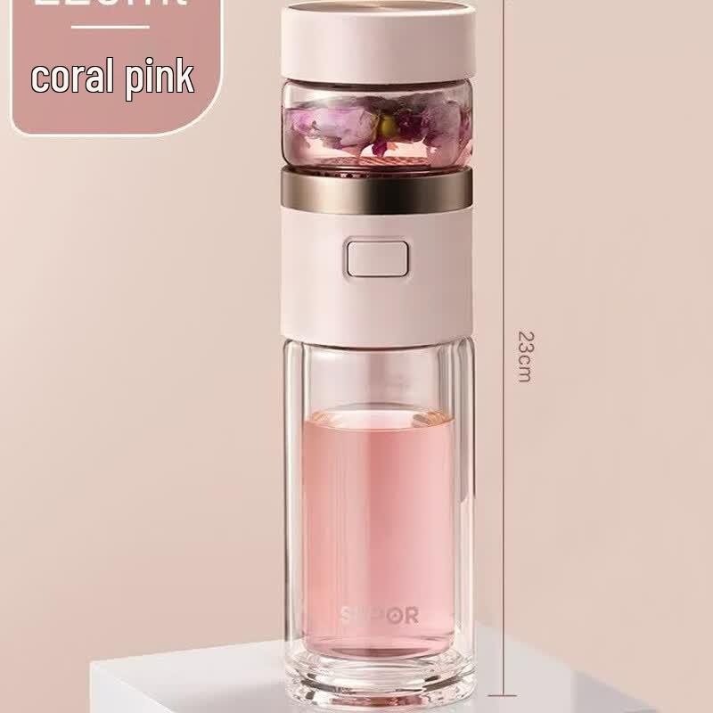 Supor Double-Layer Tea Separation Glass Cup
