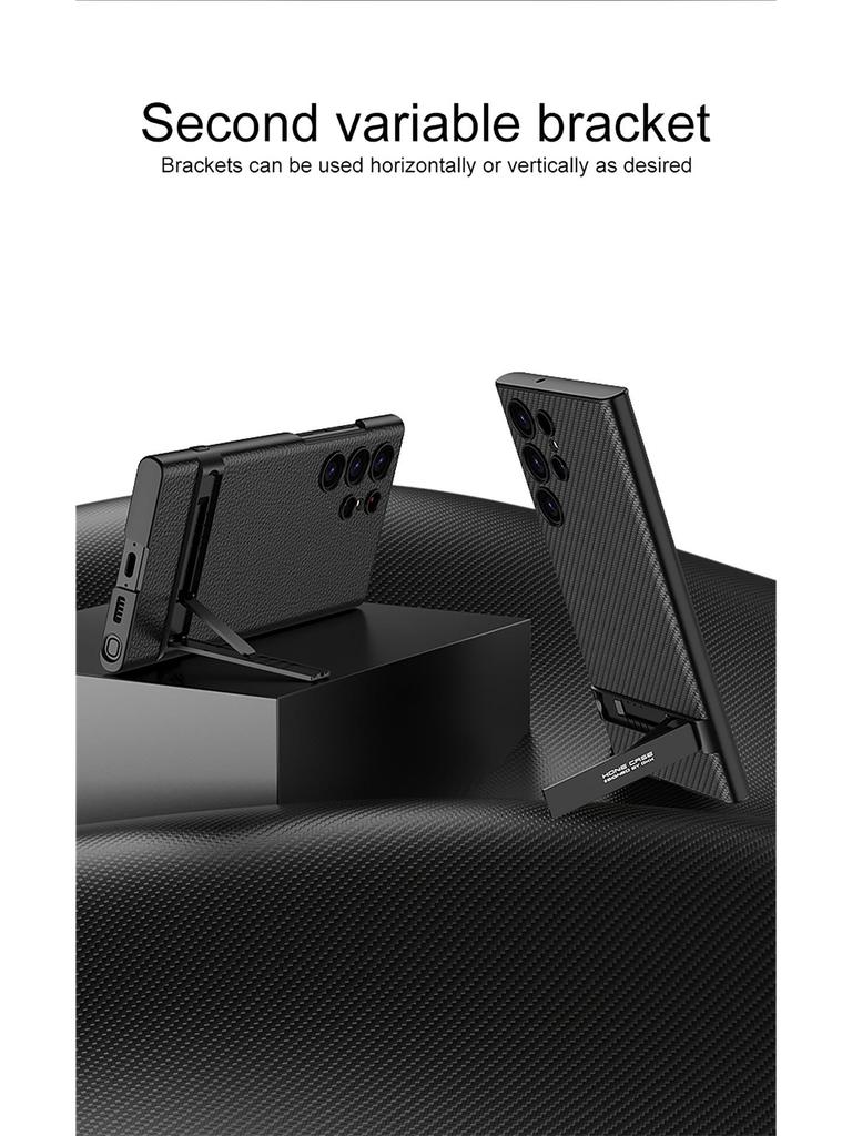 Samsung S24/S24Plus/S24Ultra Ultra-thin Leather Stand Phone Case