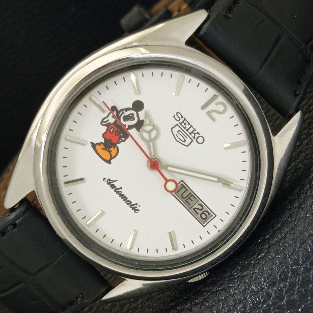 

JAPAN VINTAGE SEIKO 5 AUTOMATIC 7009A MENS WHITE COLOR DIAL WATCH a700553-5 R203-a700553
