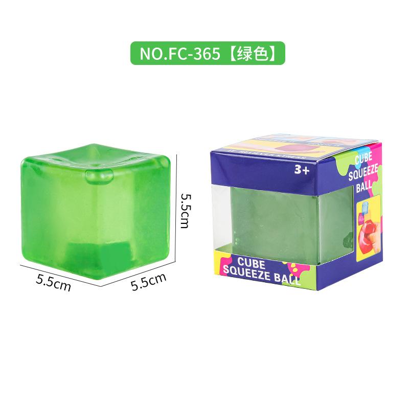 ND Squishy Hand Squeeze Cube Model, Malt Sugar Texture Fluffy Elastic Stress Relief Fidget Model, Workspace Decompression G