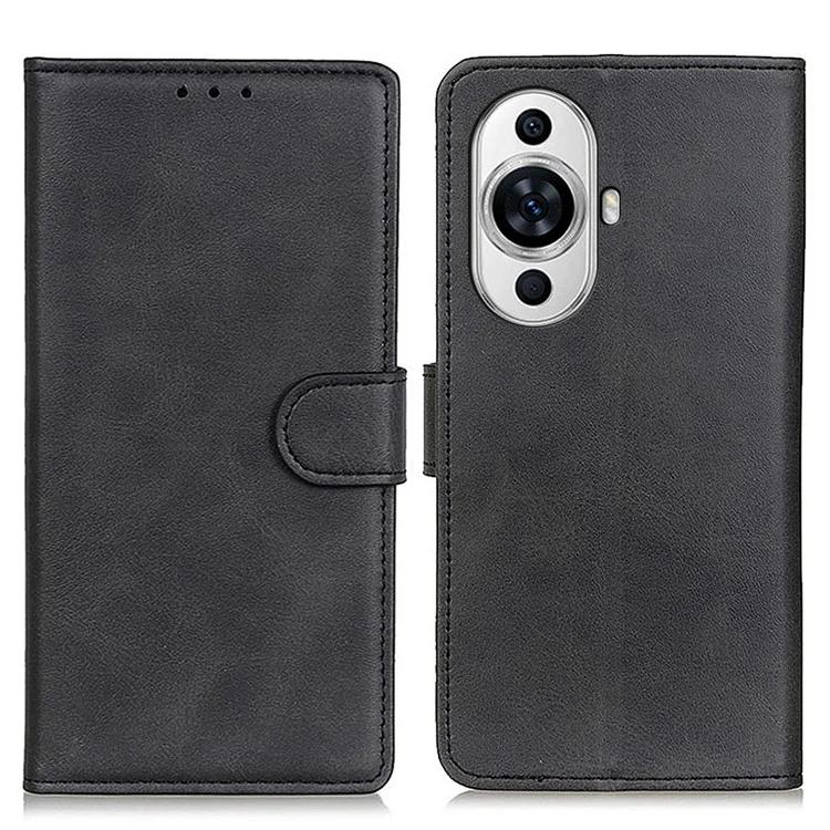 

For Huawei nova 11 / nova 12s 4G / nova 12 Lite 4G Wallet Phone Case Cowhide Texture PU Leather Coated TPU Cell Phone Stand Cover