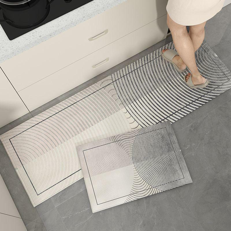 Crystal Velvet Non-Slip Water-Absorbing Kitchen Floor Mats