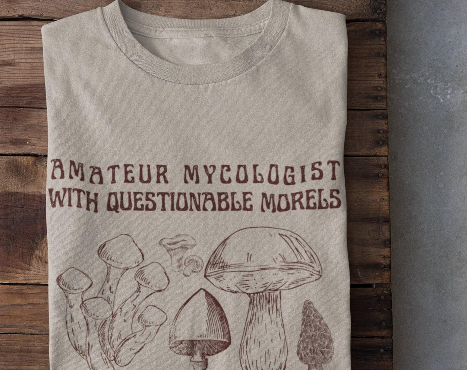 Mushroom T Shirt,Gift For Mushroom Lover,Y2k Fairycore shirt, Foraging Mycology T shirt, Mycologist Gifts, Forestcore Goblincore Clothing 4XL