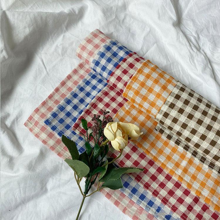 

30 x 40cm Fashion cloth Napkins cotton linen heat insulation mat dining table mat children table Napkin fabric placemats червоний