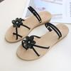 Fashion Korea Original No Heel Beach The Best Sandals for Women Asian Size 2025 Trend Anti Slip Hot Chic and Elegant Daily Woman Shoes