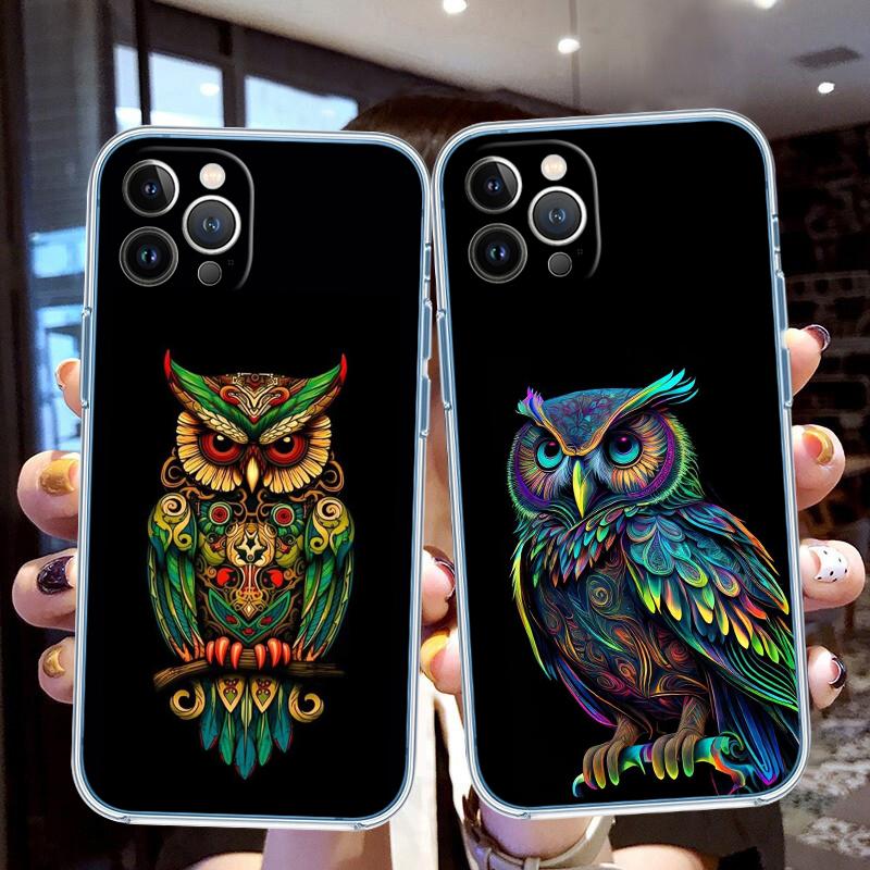 PP15 Cartoon Owl Phone Case for Motorola Moto G10 G20 G30 G31 G32 G34 G35 G41 G42 G50 G51 G52 G55 G60 G60S G62 G71 G72 G75
