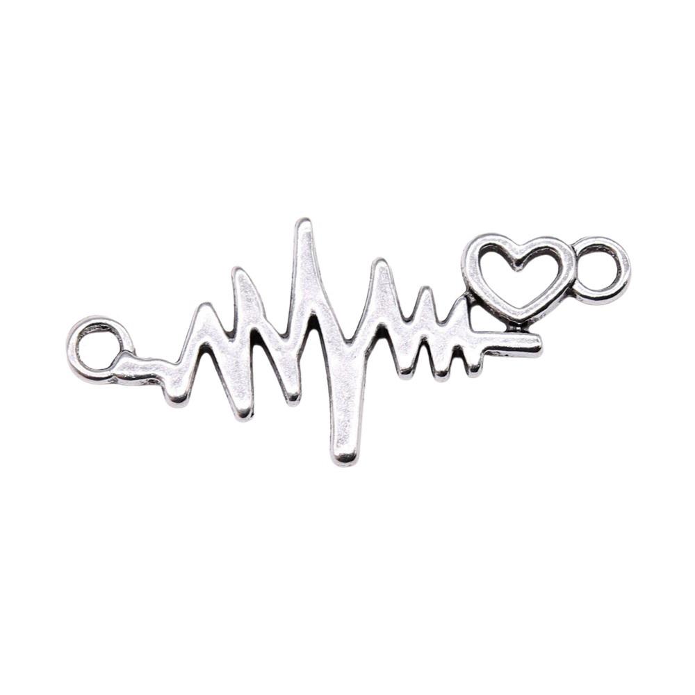 Accessories Parts Infinity Heart Love Connector Minimalist Jewelry Components QA027