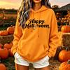 Women's Color Loose Fit Hoodie Sweatshirt Casual Top for Halloween