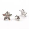 Fashionable Commuting Cute Five Petal Flower Earrings Small and Fresh