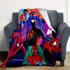 Spider-Man Outdoor Flannel Throw Blanket - HD Printed Lightweight Soft Warm All-Season Blanket for Sofa, Bed, Travel, Camping 1203040