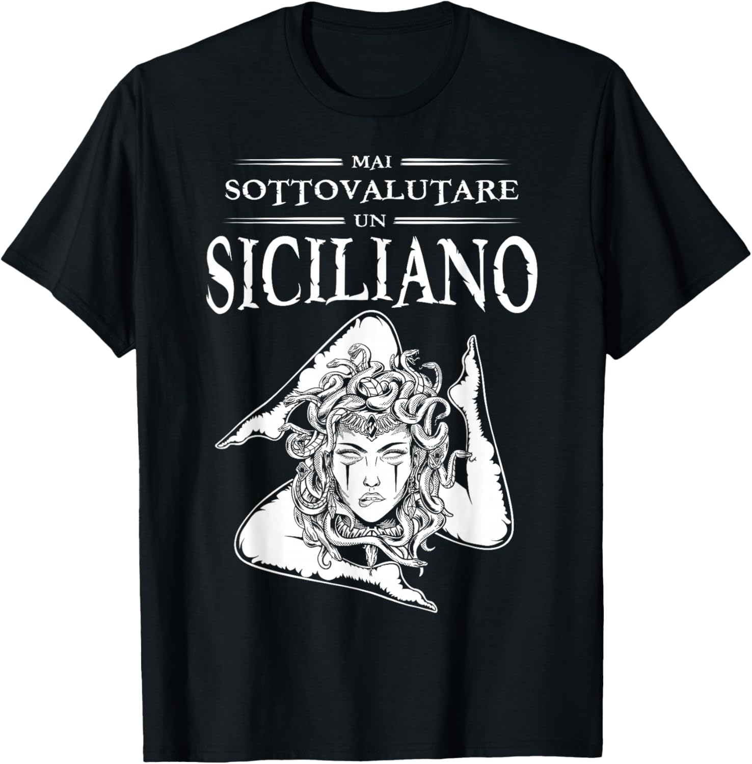 

Never Underestimate A Sicilian Trinacria Sicilia Heraldik T-Shirt S разноцветный