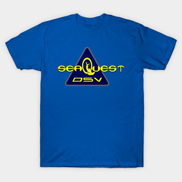 

Men Black Print T-shirt Seaquest Dsv No-Cut Transfer Paper Print Cotton Tshirt S королевский синий
