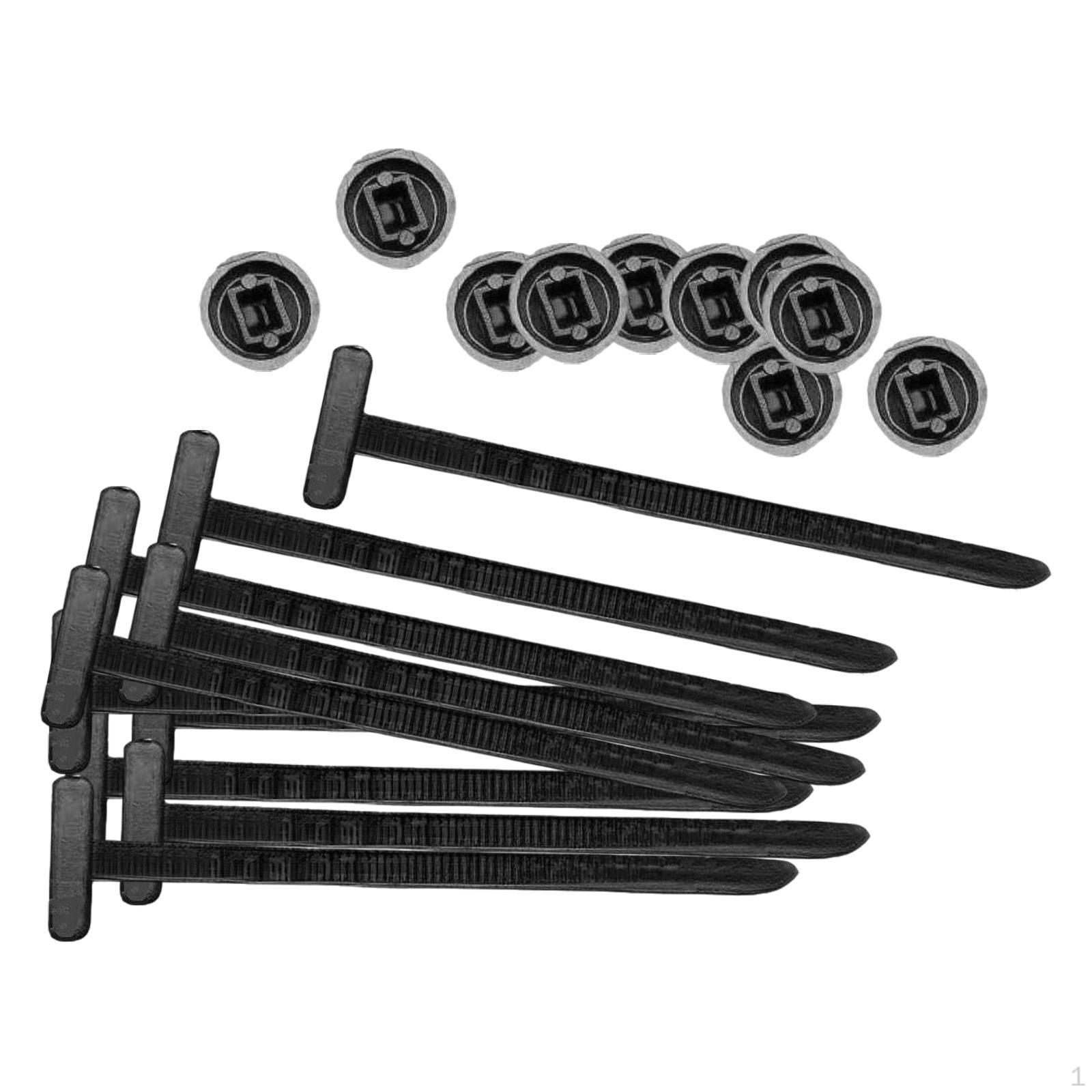 

Кабельні стяжки Застібки-кліпси Багатофункціональні Преміум Надміцні Самозатискні Кабельні стяжки на блискавці для автомобіля 50PCS