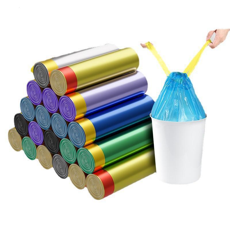 Extra Thick Drawstring Kitchen Garbage Bags - Household and Handheld Style