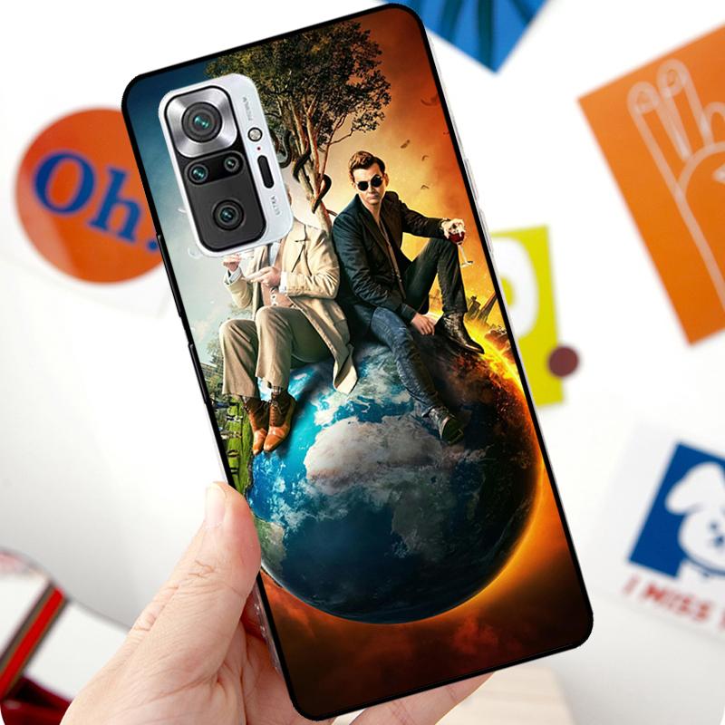 Good Omens Case For Xiaomi Redmi Note 12 Pro 11 8 9 10 Pro 9S 10S 11S 12S Redmi 12C 10C 9C 10A Cover