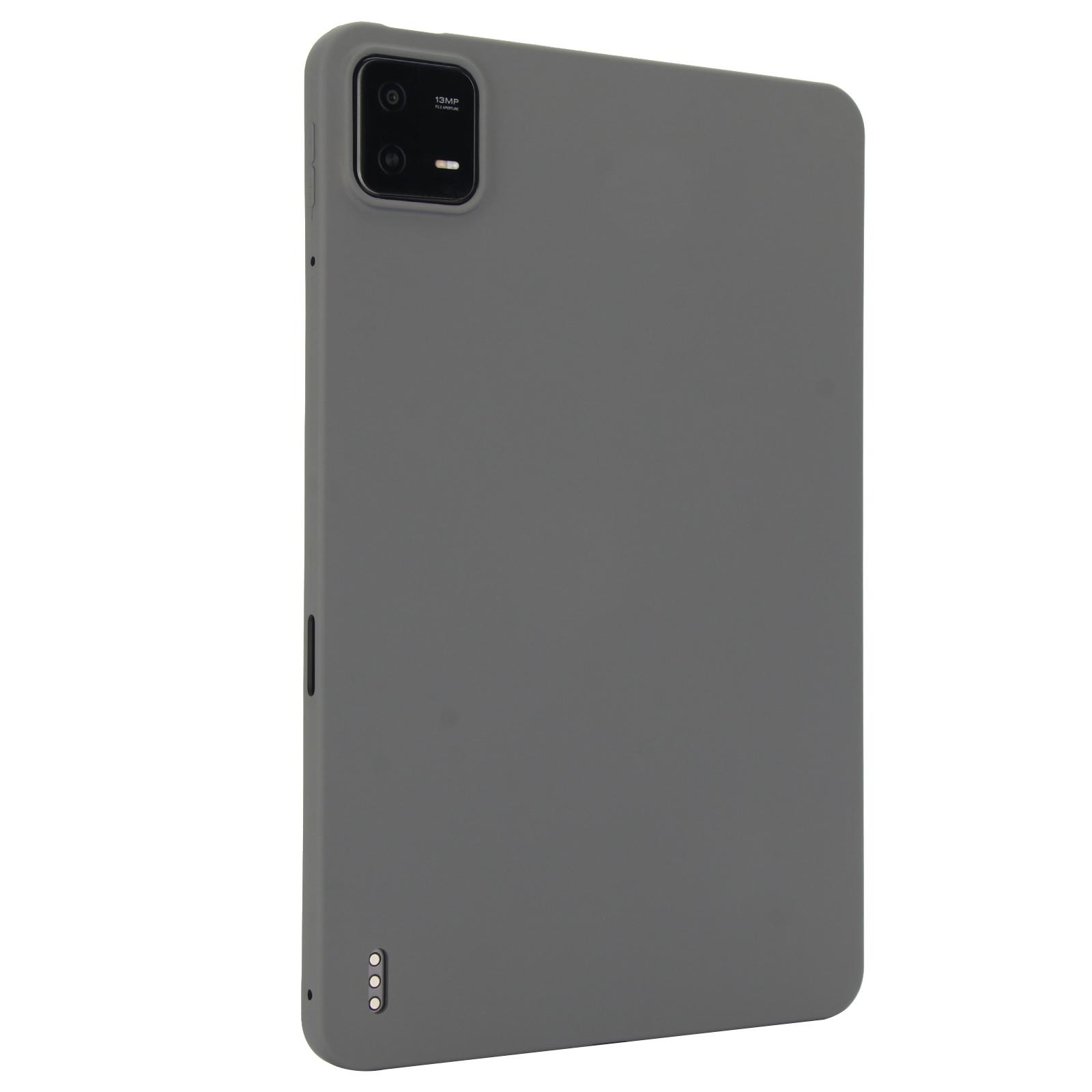

For Xiaomi Pad 6/Pad 6 Pro Case Four Corners Airbag Skin-Touch TPU Tablet Cover Grey