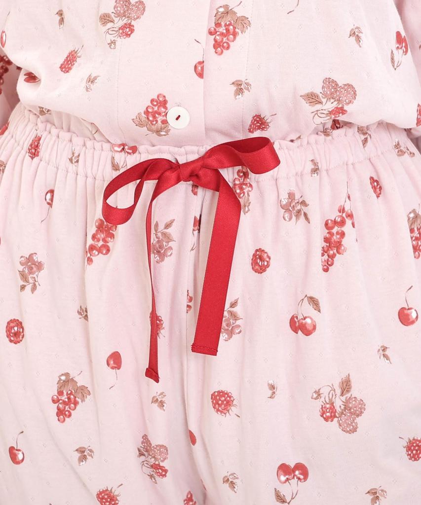 Narue Cotton Berry Berry Shirt Pajama Set Women's