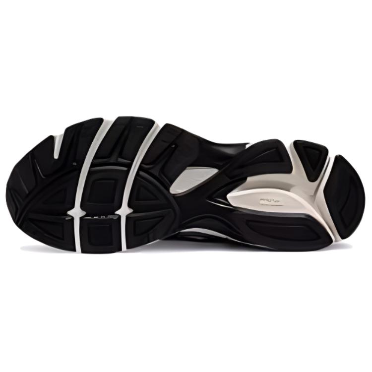 Asics Gel-Exalt 2 Cushioning Low-Top Running Shoes Men's Black White Sneakers 1011C090-100