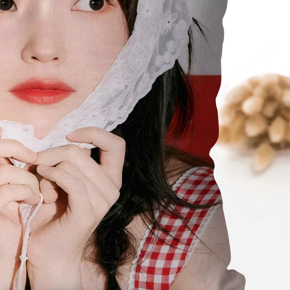 1pc Korean Singer IU Pillow Case Square Pillow Bedroom Sofa Leisure Comfort Cushion Car Living Room Home Decoration 40X40