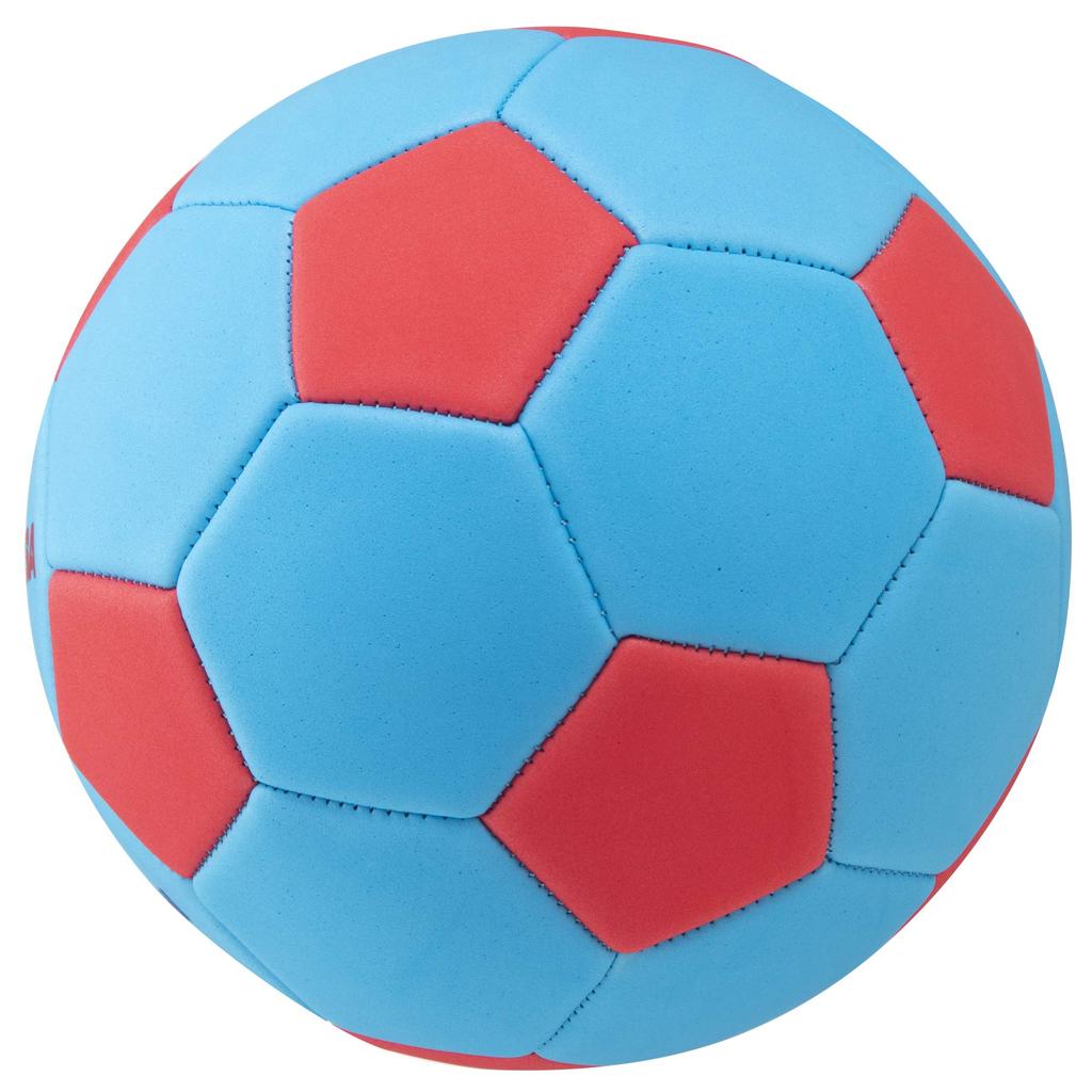 MIKASA Smile Soccer Size 4 Elementary School Machine Recommended Internal Pressure Ball, (for Students), Stitched, Blue/Red, STPEF4-SBLR, 0.20-0.30