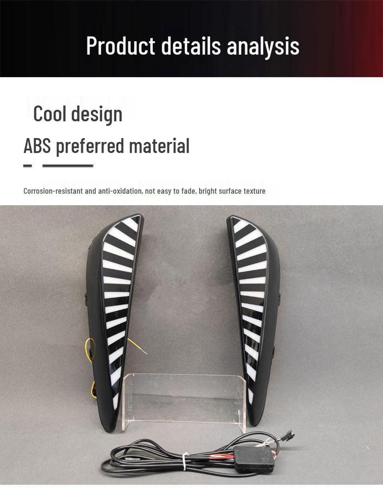 LED Front Fog Lights for 2019-2021 Toyota Prius 40 Series - Daytime Running Lights Modification