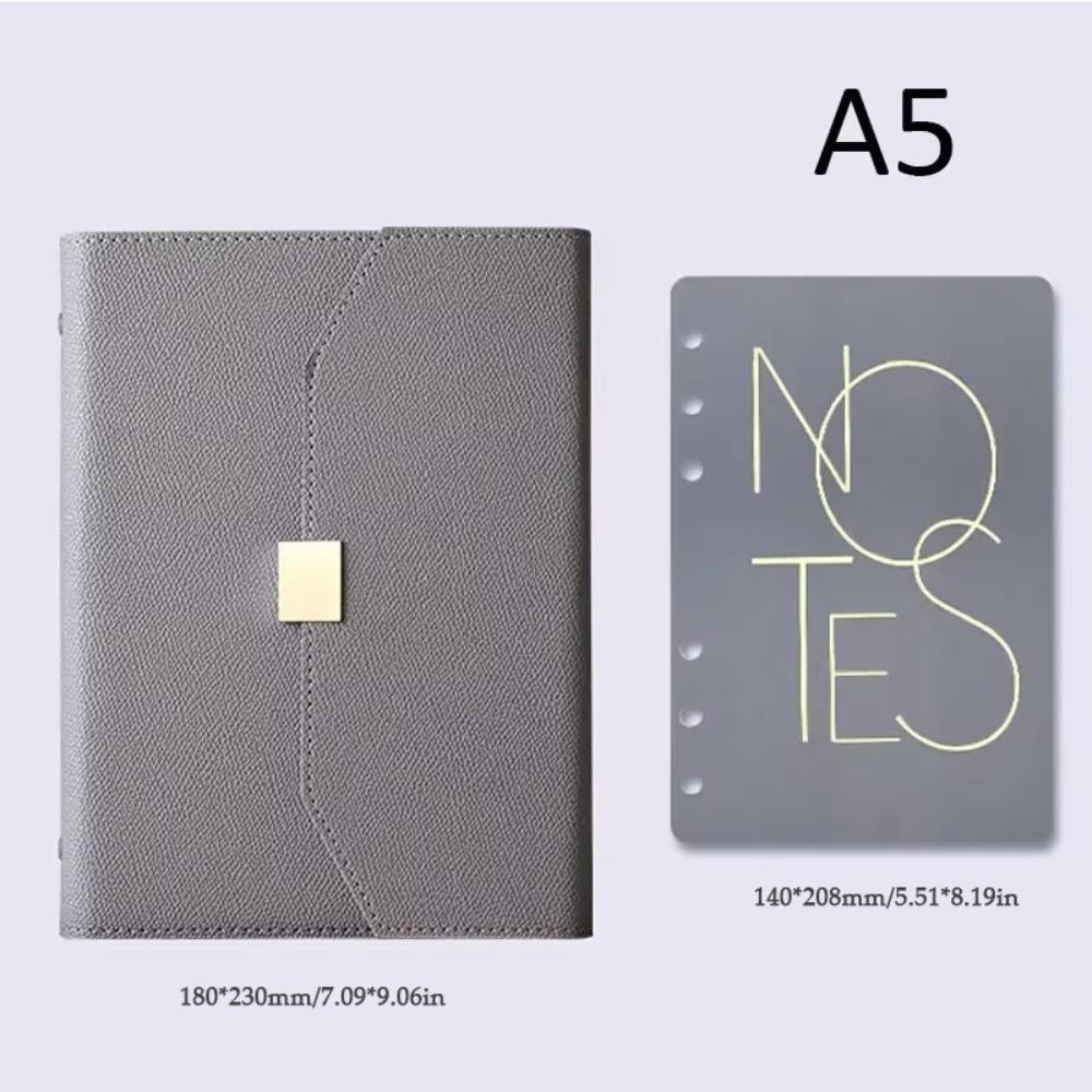 A6/A5 Binder Notebook PU Leather Travel Journal Notebook Premium Refillable Notebook