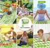 Extra Large 3 Layer Picnic Blanket, Waterproof Thickened Foldable Outdoor Mat for Beach Camping Park Home