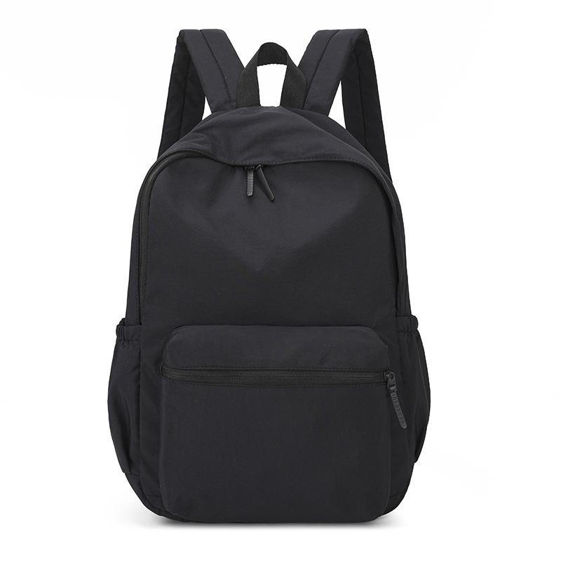 Большой вместительный легкий туристический рюкзак, уличный водоотталкивающий нейлоновый рюкзак чёрный
