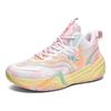 Neue Herren- und Damenmodelle von Basketballschuhen, tatsächlicher Sport, Mandarinenten, jugendliche Schüler, Outdoor-Sportarten, rutschfeste Sneaker