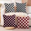 Simple And Stylish Checkerboard Pattern Pillow Case Sofa Living Room Bedroom Headboard Backrest Cushion Square Cushion
