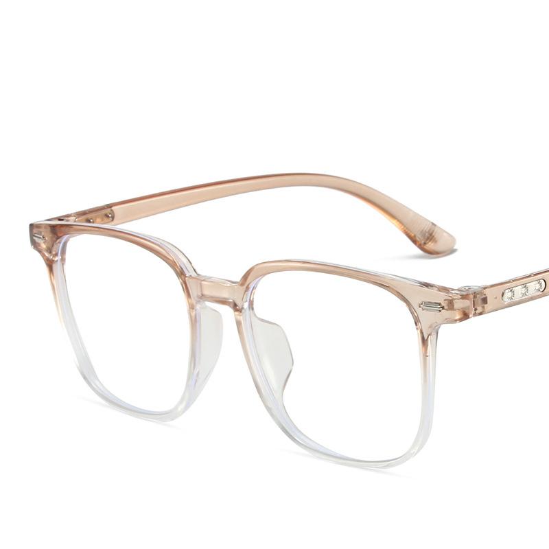 

Новые очки мужские анти-синий свет модные украшения очки женские дубильная кора