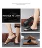 2025 Summer Plus Size Men's Non-slip Home Slippers - Soft Surface, Couples Sandals