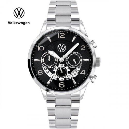 

[VOLKSWAGEN WATCH] VOLKSWAGEN WATCH Men s Multifunction Metal Watch VW1425M-BK FREE