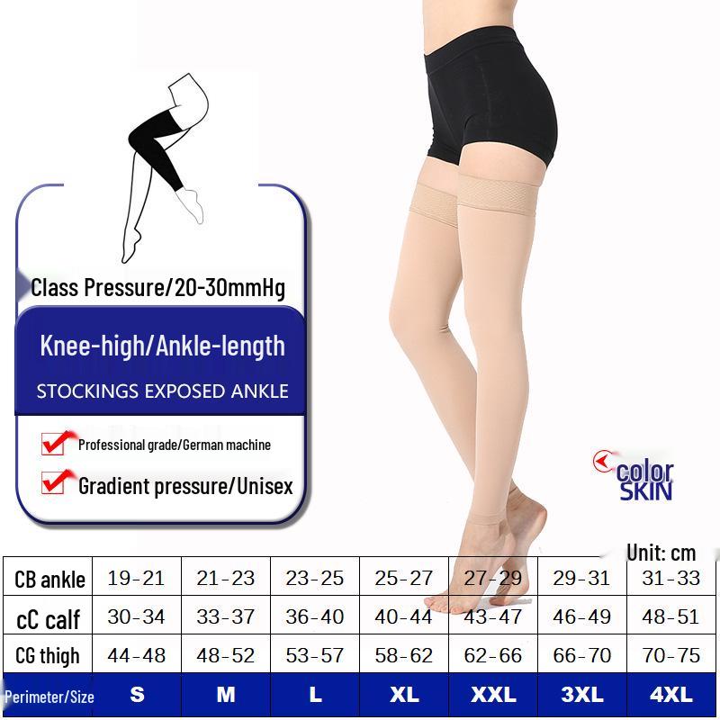 Unisex Überknie-Kompressionsstrümpfe & Wadenschoner für Sport