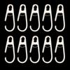 10PCS Laundry Hooks Clips Hanger - Multifunctional Clips With Hooks Closet Organizer Clamps Hanging Socks Boot Bras Towels For Bathroom Kitchen