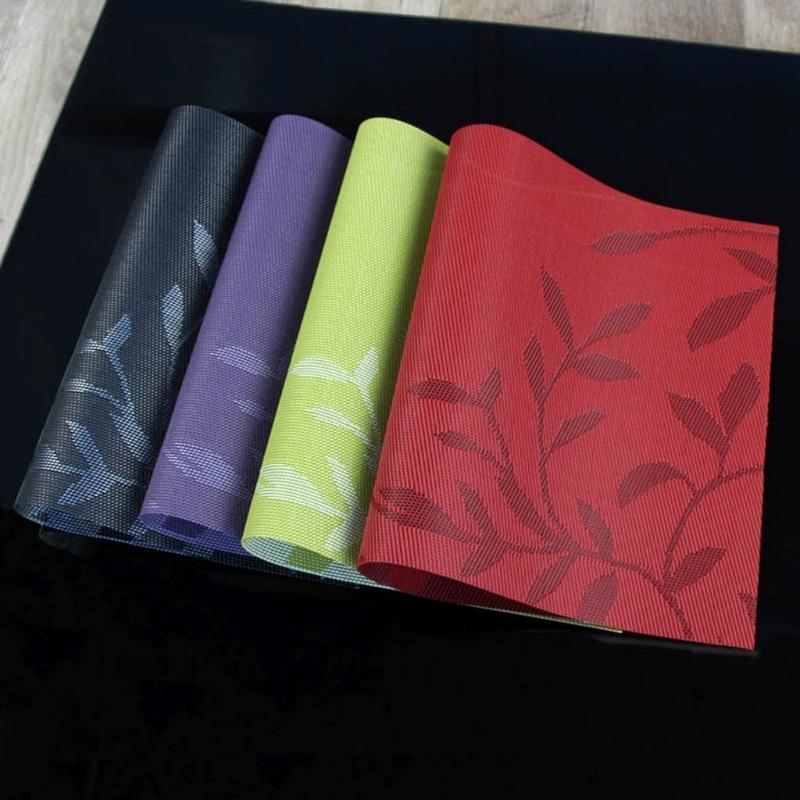 Creative Heat-Insulation PVC Placemat Western Dining Table Mat Hotel Home top sale