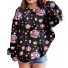Sweatshirts For Teen Girls Hoodies Long Sleeve Drawstring Pullover Cute Printed Hoodie Top
