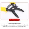 Multifunctional Wire Strippers 6 Inch Wire Cutters Cable Stripper Cable Wire Crimping Wire Stripper Pliers Tools