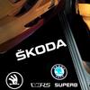 2026 Hot Car Door Logo Welcome Shadow Light LED Projector Ghost Lamp For Skoda VRS Octavia 5 A5 2001-2013 2008 2009 2010 2011 20