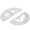 Student Transparent Semicircular Protractor