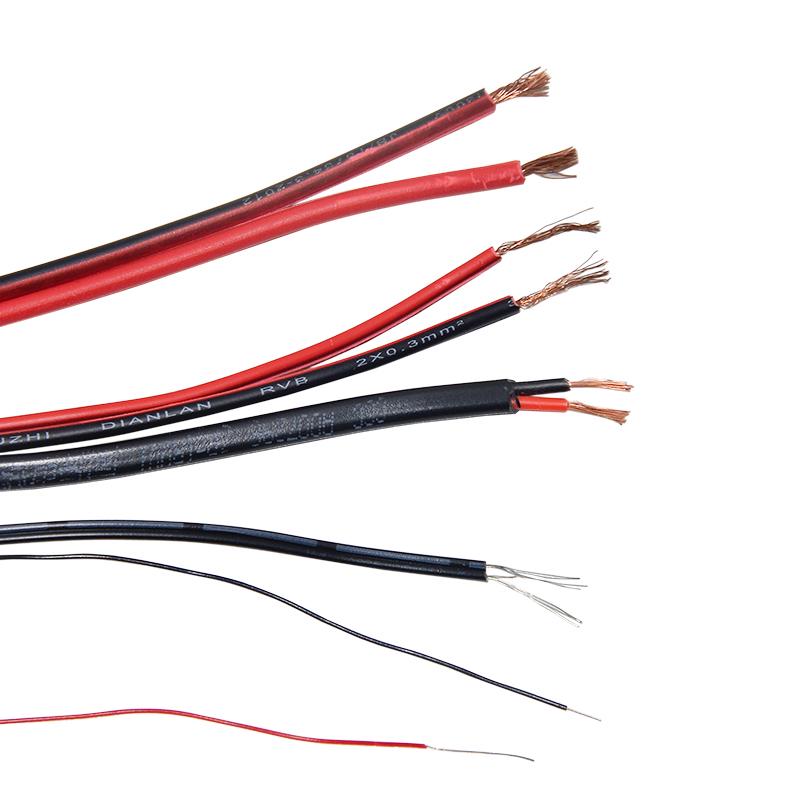 Handmade DIY 1mm Copper Core Wire Toy - Red/Black DC Circuit Leads