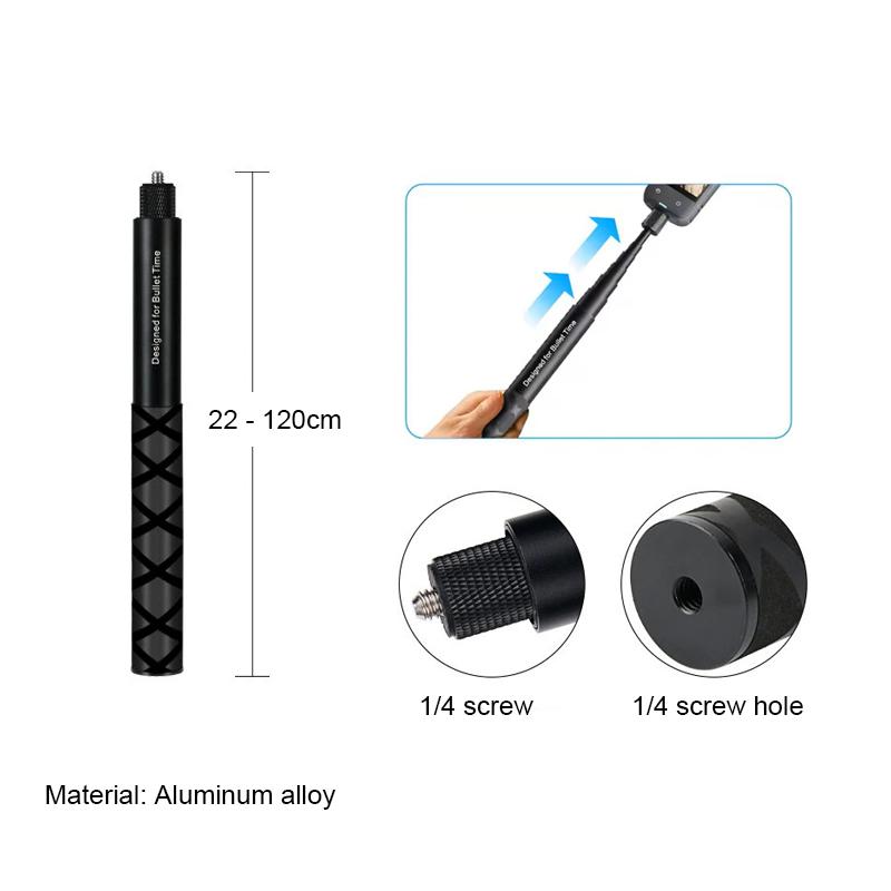 For Insta161 X6 X1 X1 X1 Motorcycle Bike Mount Selfie Stick for GoPro 11 DJI Bicycle Moto Monopod Handlebar Camera Accessories