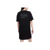 Nike Casual Loose Soft Comfortable Breathable Round Neck Short Sleeve Dress Women Dresses Black DM4664-010