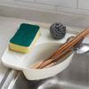 1 pezzo di lavello da cucina per rifiuti alimentari, triangolo, serbatoio dell'acqua, cestino per rifiuti, cestino portaoggetti