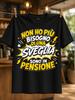 Italian No Alarm Clock Retiret Comic Burst Layout With Bright Yellow Emphasis Playful Retired Life Unisex All Tshirt
