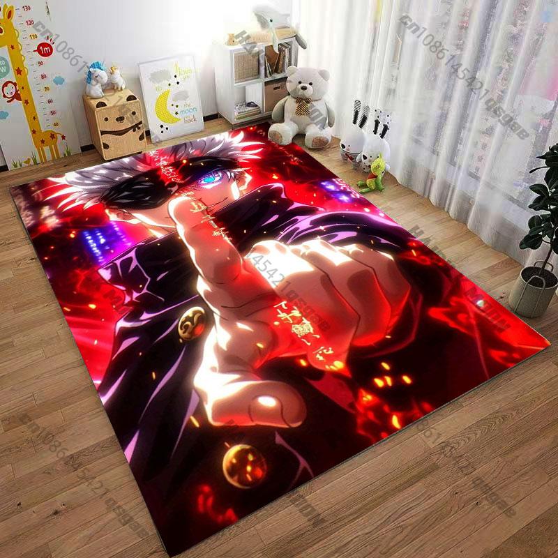 Bold Red Vibes and Striking Character Design Suitable for Use As an Anti-slip Game Mat for Living Room and Bedroom Sofas