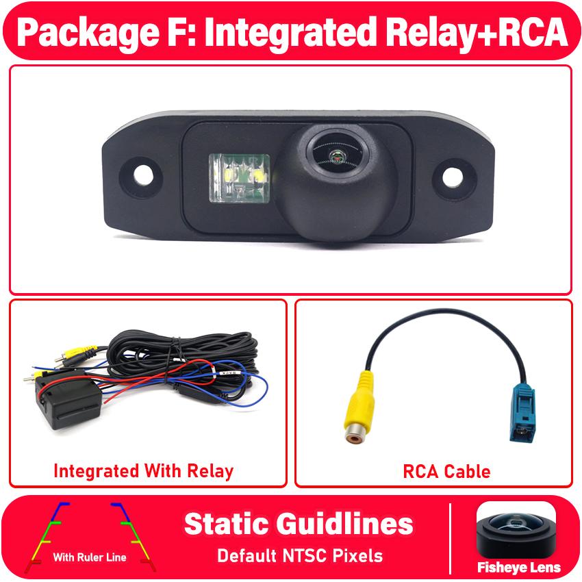 Car Backup Rear View Camera For Volvo XC90 2002 ~ 2014 CCD Full HD Night Vision Car Reverse Parking Camera high quality RCA